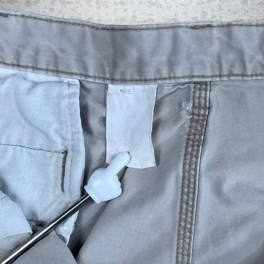 Vintage Y2K Carhartt Khakis Pants 42x32 Baggy Wide Leg Fit Light Tan Cotton